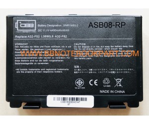 ASUS Battery แบตเตอรี่เทียบเท่า  K40 K40E K40IE F82 F52 K50 K60